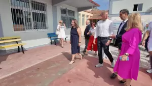 Κατερίνη: Κλιμάκιο Νέας Δημοκρατίας – Ο Άκης Σκέρτσος, Χάρης Θεοχάρης, Γιάννης Ανδριανός στην Πιερία