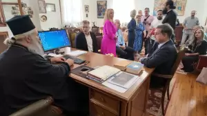 Κατερίνη: Κλιμάκιο Νέας Δημοκρατίας – Ο Άκης Σκέρτσος, Χάρης Θεοχάρης, Γιάννης Ανδριανός στην Πιερία