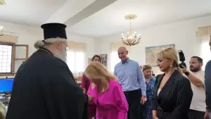 Κατερίνη: Κλιμάκιο Νέας Δημοκρατίας – Ο Άκης Σκέρτσος, Χάρης Θεοχάρης, Γιάννης Ανδριανός στην Πιερία