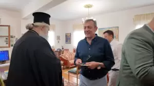 Κατερίνη: Κλιμάκιο Νέας Δημοκρατίας – Ο Άκης Σκέρτσος, Χάρης Θεοχάρης, Γιάννης Ανδριανός στην Πιερία