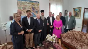 Κατερίνη: Κλιμάκιο Νέας Δημοκρατίας – Ο Άκης Σκέρτσος, Χάρης Θεοχάρης, Γιάννης Ανδριανός στην Πιερία