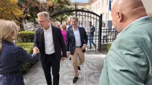 Κατερίνη: Κλιμάκιο Νέας Δημοκρατίας – Ο Άκης Σκέρτσος, Χάρης Θεοχάρης, Γιάννης Ανδριανός στην Πιερία