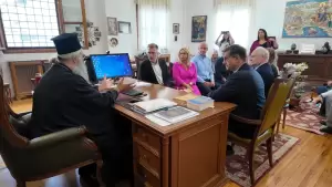 Κατερίνη: Κλιμάκιο Νέας Δημοκρατίας – Ο Άκης Σκέρτσος, Χάρης Θεοχάρης, Γιάννης Ανδριανός στην Πιερία