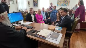 Κατερίνη: Κλιμάκιο Νέας Δημοκρατίας – Ο Άκης Σκέρτσος, Χάρης Θεοχάρης, Γιάννης Ανδριανός στην Πιερία