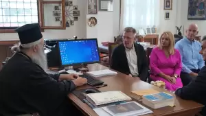 Κατερίνη: Κλιμάκιο Νέας Δημοκρατίας – Ο Άκης Σκέρτσος, Χάρης Θεοχάρης, Γιάννης Ανδριανός στην Πιερία