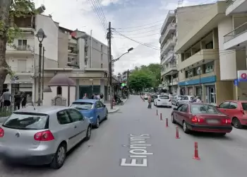 Κατερίνη: Προσωρινές κυκλοφοριακές ρυθμίσεις στην οδό Ειρήνης για εργασίες