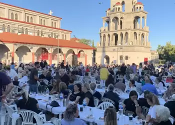 Κατερίνη: Υπαίθριο Αρχονταρίκι στον Ιερό Ναό Αγίων Χριστοφόρου & Ευθυμίου
