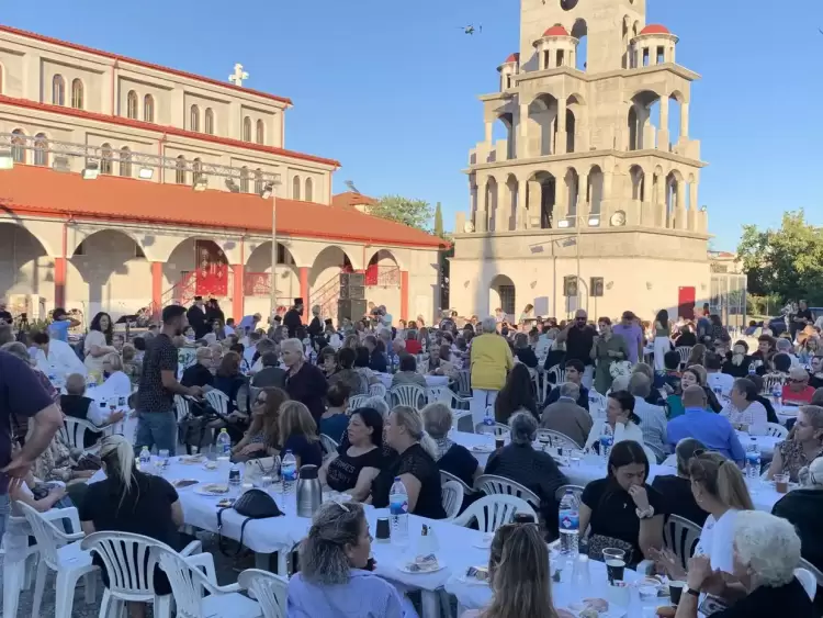 Κατερίνη: Υπαίθριο Αρχονταρίκι στον Ιερό Ναό Αγίων Χριστοφόρου & Ευθυμίου