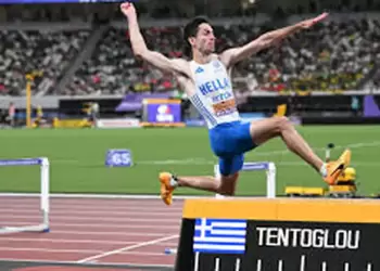 Μίλτος Τεντόγλου: Έφυγε για τον τελικό από το πρώτο άλμα στο Παγκόσμιο Πρωτάθλημα Στίβου