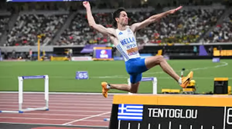 Μίλτος Τεντόγλου: Έφυγε για τον τελικό από το πρώτο άλμα στο Παγκόσμιο Πρωτάθλημα Στίβου