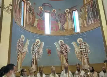 Ο Μητροπολίτης Κίτρους στην Ενθρόνιση του Μητροπολίτη Αργυρόκαστρου