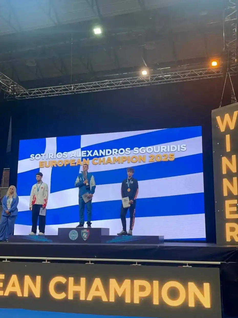 Πανευρωπαϊκός Πρωταθλητής Kickboxing ο Σγουρίδης Σωτήρης Αλέξανδρος στο Τζεσόλο