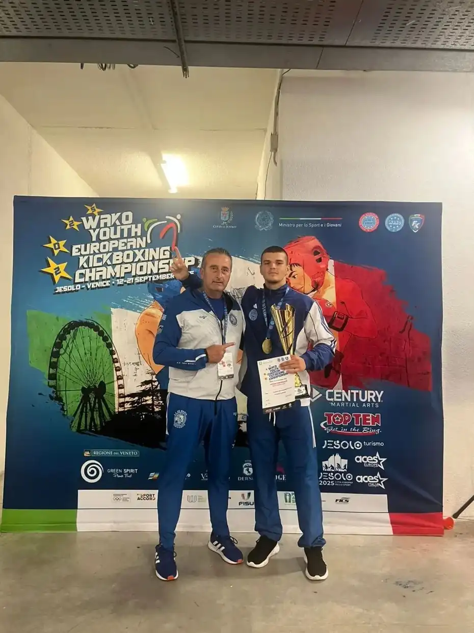 Πανευρωπαϊκός Πρωταθλητής Kickboxing ο Σγουρίδης Σωτήρης Αλέξανδρος στο Τζεσόλο