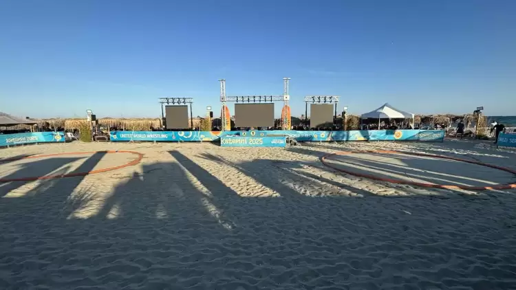 Παραλία Κατερίνης: Ρεκόρ συμμετοχών στο Παγκόσμιο Πρωτάθλημα Beach Wrestling (live streaming) Παραλία Κατερίνης: Ρεκόρ συμμετοχών στο Παγκόσμιο Πρωτάθλημα Beach Wrestling (live Streamin)