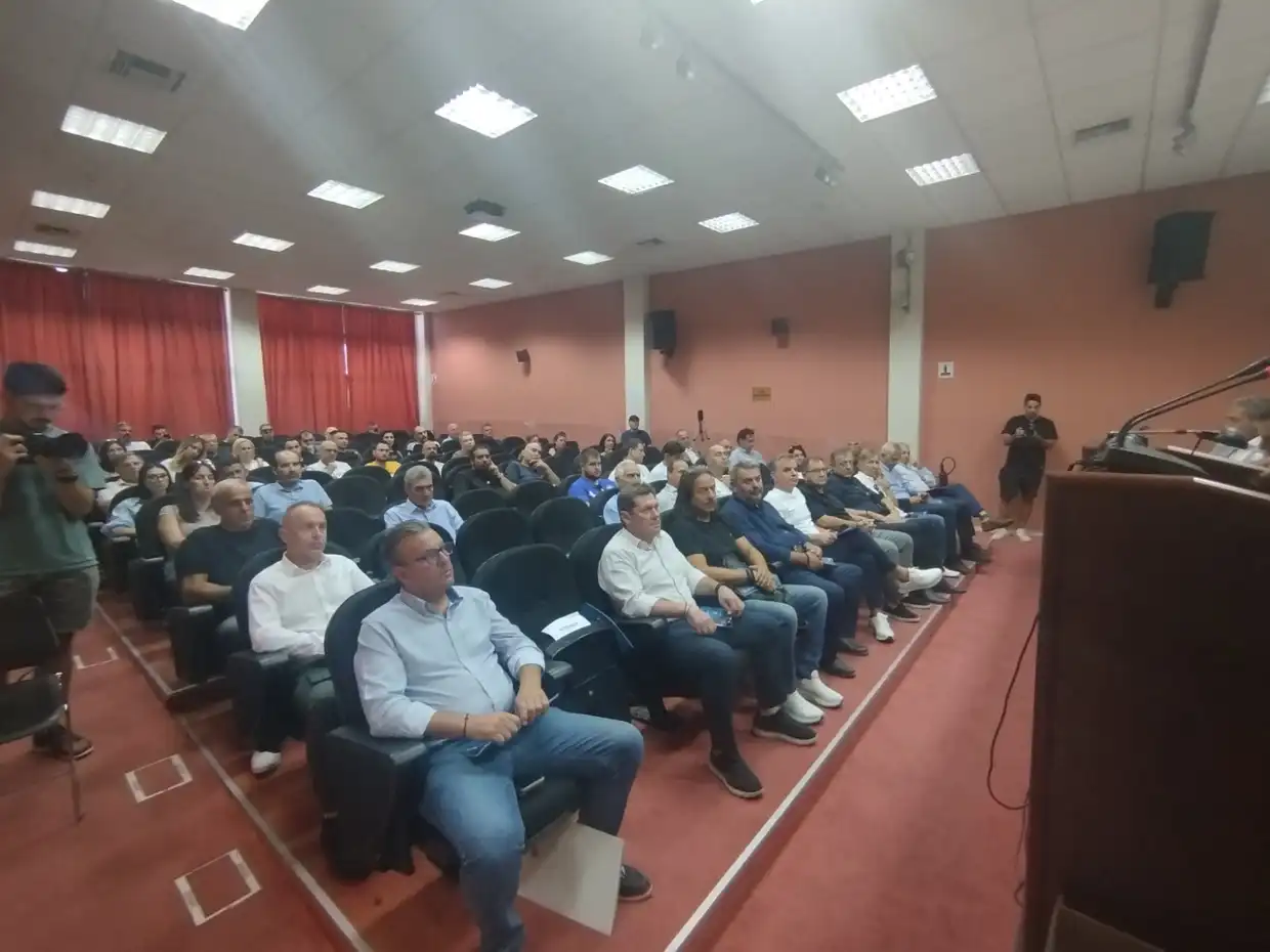 Συνάντηση Πίτσια – Βρούτση στο Επιμελητήριο Πιερίας για αθλητισμό & επιχειρήσεις