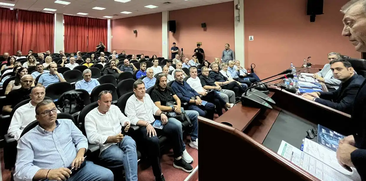 Συνάντηση Πίτσια – Βρούτση στο Επιμελητήριο Πιερίας για αθλητισμό & επιχειρήσεις