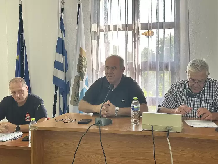 Σύσκεψη των φορέων Πολιτικής Προστασίας του Δήμου Δίου Ολύμπου