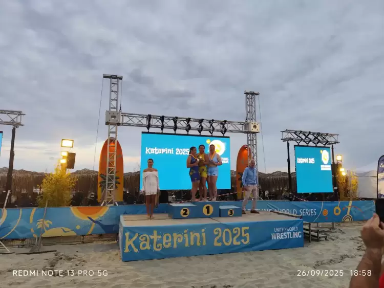 Τελικοί Παγκοσμίου Πάλης Άμμου 2025 στην Παραλία Κατερίνης