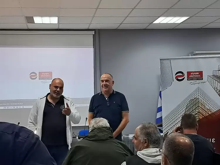 H Οlympia Electronics A.e. εκπαιδεύει το Σύνδεσμο Ηλεκτρολόγων Κεφαλλονιάς