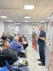 H Οlympia Electronics A.e. εκπαιδεύει το Σύνδεσμο Ηλεκτρολόγων Κεφαλλονιάς