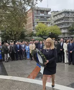 Άννα Μάνη: Εκπρόσωπος της Βουλής των Ελλήνων στις εκδηλώσεις για την απελευθέρωση της Κατερίνης