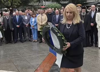 Άννα Μάνη: Εκπρόσωπος της Βουλής των Ελλήνων στις εκδηλώσεις για την απελευθέρωση της Κατερίνης Άννα Μάνη: Εκπρόσωπος της Βουλής των Ελλήνων στις εκδηλώσεις για την απελευθέρωση της Κατερίνης