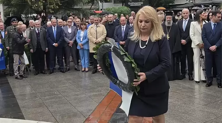 Άννα Μάνη: Εκπρόσωπος της Βουλής των Ελλήνων στις εκδηλώσεις για την απελευθέρωση της Κατερίνης