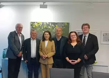 Ο Δήμαρχος Κατερίνης Ι. Ντούμος στην αδελφοποιημένη πόλη Μάινταλ της Γερμανίας