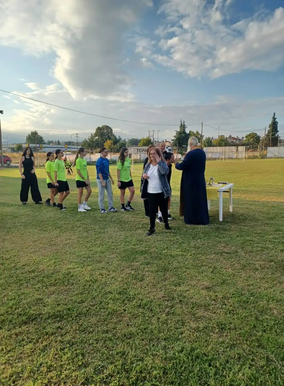 Ελπίδα Ανδρομάχης & Νεφέλες Κατερίνης: Ξεκίνημα με Αγιασμό για το 2025 2026