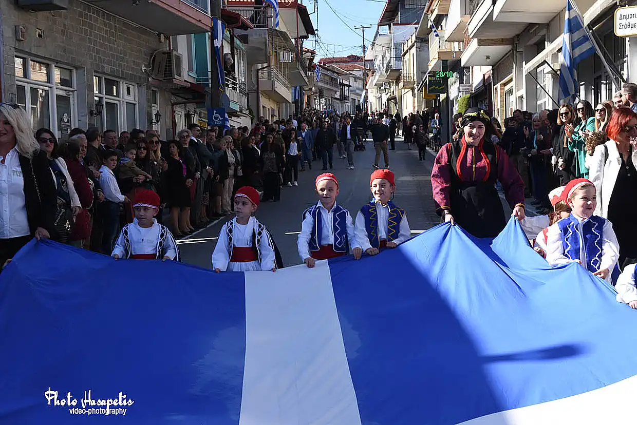 Εορτασμός 28ης Οκτωβρίου στον Κολινδρό – Παρέλαση, δοξολογία και συγκίνηση