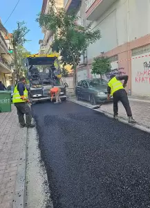 Κατερίνη: Ασφαλτοστρώσεις σε Αστικά από τον Δήμο