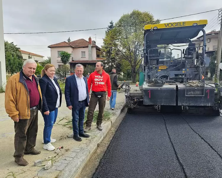 Κατερίνη: Νέα ασφαλτοστρώσεις σε Τίμιο Σταυρό και Επέκταση Εθνικού Σταδίου
