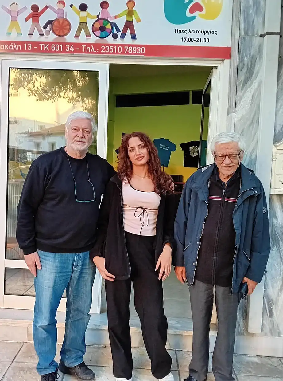 Κατερίνη: Στελέχη Κινήματος Δημοκρατίας επισκέφτηκαν τον Πολυχώρο «Καφέ Κομπολόϊ»