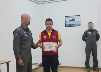 Μέλος της Διασωστικής Ομάδας Πιερίας ολοκλήρωσε το Σχολείο Εκπαίδευσης Θαλάσσιας Επιβίωσης της Πολεμικής Αεροπορίας