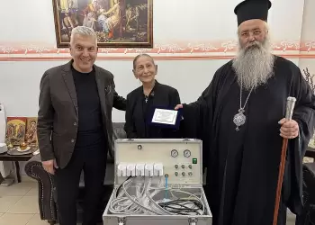 Μια πολύτιμη δωρεά  φορητού οδοντιατρείου στο Εκκλησιαστικό Γηροκομείο της Ιεράς Μητροπόλεως Κίτρους,