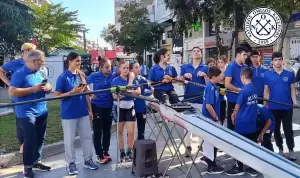 Ναυτικός Όμιλος Κατερίνης: Παρουσίασε το άθλημα της Κωπηλασίας στην Πλατεία Ελευθερίας της Κατερίνης