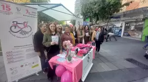 Ολοκληρώθηκε η Πολυήμερη Εκστρατεία Ενημέρωσης για τον Καρκίνο του Μαστού του Συλλόγου Καρκινοπαθών Πιερίας.