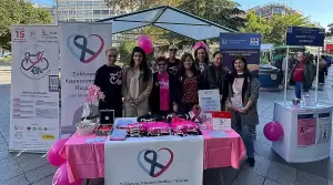 Ολοκληρώθηκε η Πολυήμερη Εκστρατεία Ενημέρωσης για τον Καρκίνο του Μαστού του Συλλόγου Καρκινοπαθών Πιερίας.