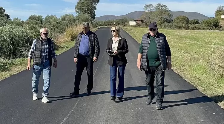 Σοφία Μαυρίδου: Νέες ασφαλτοστρώσεις για ασφαλείς μετακινήσεις σε Εξοχή και Έλαφο