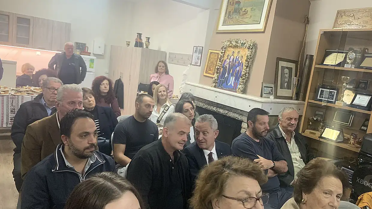 Σύλλογος Κρητών «Οι Σταυραετοί»: Τελέστηκε ο Αγιασμός για την νέα πολιτιστική χρονιά στην Κατερίνη