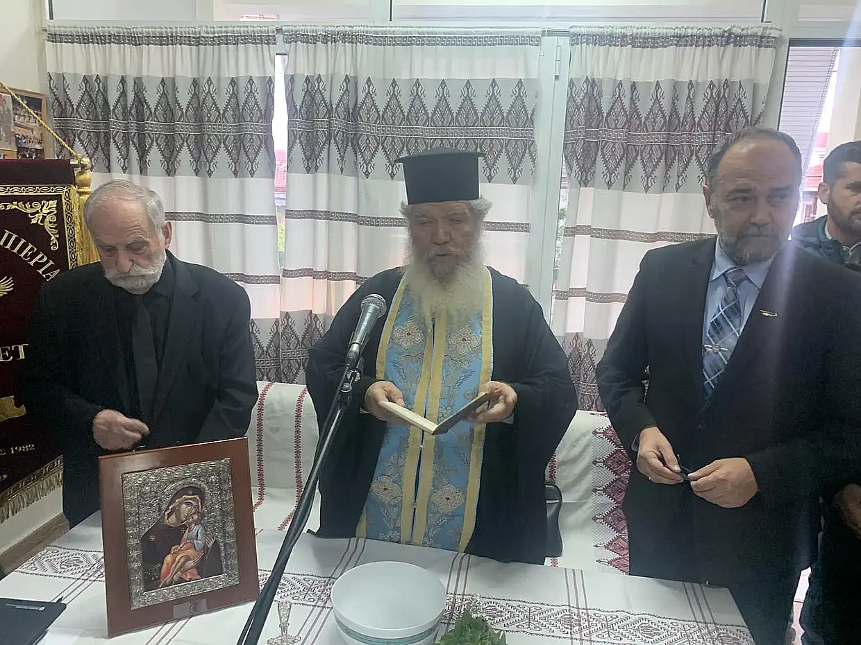 Σύλλογος Κρητών «Οι Σταυραετοί»: Τελέστηκε ο Αγιασμός για την νέα πολιτιστική χρονιά στην Κατερίνη