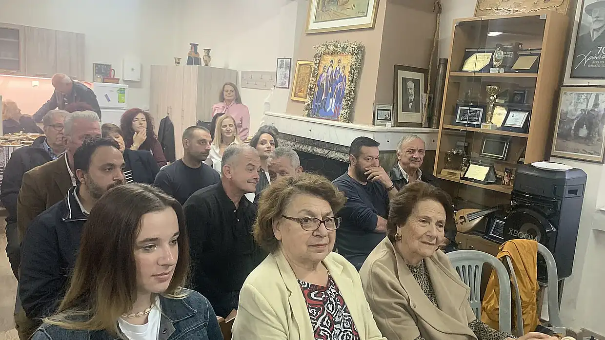 Σύλλογος Κρητών «Οι Σταυραετοί»: Τελέστηκε ο Αγιασμός για την νέα πολιτιστική χρονιά στην Κατερίνη