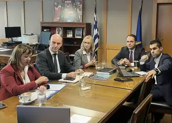 Συνάντηση Μπαραλιάκου, Στρίμπα με τον Υφυπουργό Χρ. Δερμετζόπουλο