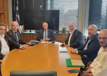 Συνάντηση του Βαγγέλη Γερολιόλιου με τον Κώστα Τσιάρα για γεωτρήσεις και σειρά αγροτικών ζητημάτων