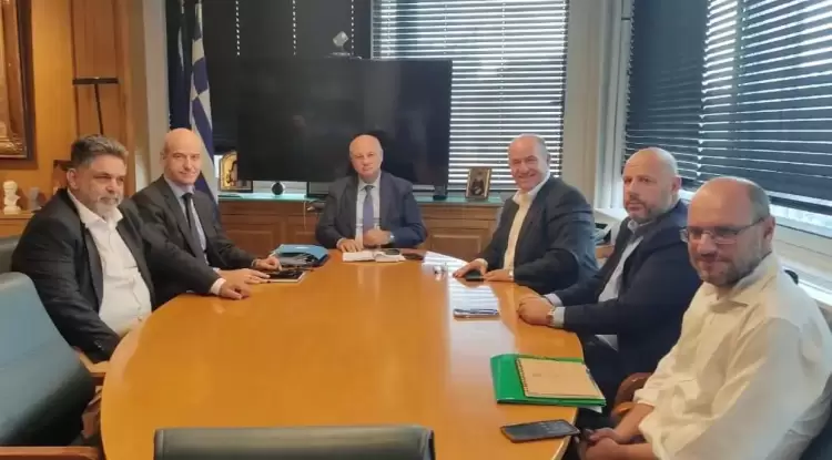 Συνάντηση του Βαγγέλη Γερολιόλιου με τον Κώστα Τσιάρα για γεωτρήσεις και σειρά αγροτικών ζητημάτων