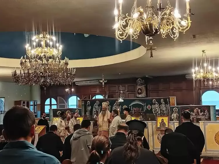 Θεία Λειτουργία από τον Μητροπολίτη Κίτρους κ. Γεώργιο στη Θεολογική Σχολή του Α.Π.Θ. Θεία Λειτουργία από τον Μητροπολίτη Κίτρους κ. Γεώργιο στη Θεολογική Σχολή του Α.Π.Θ.