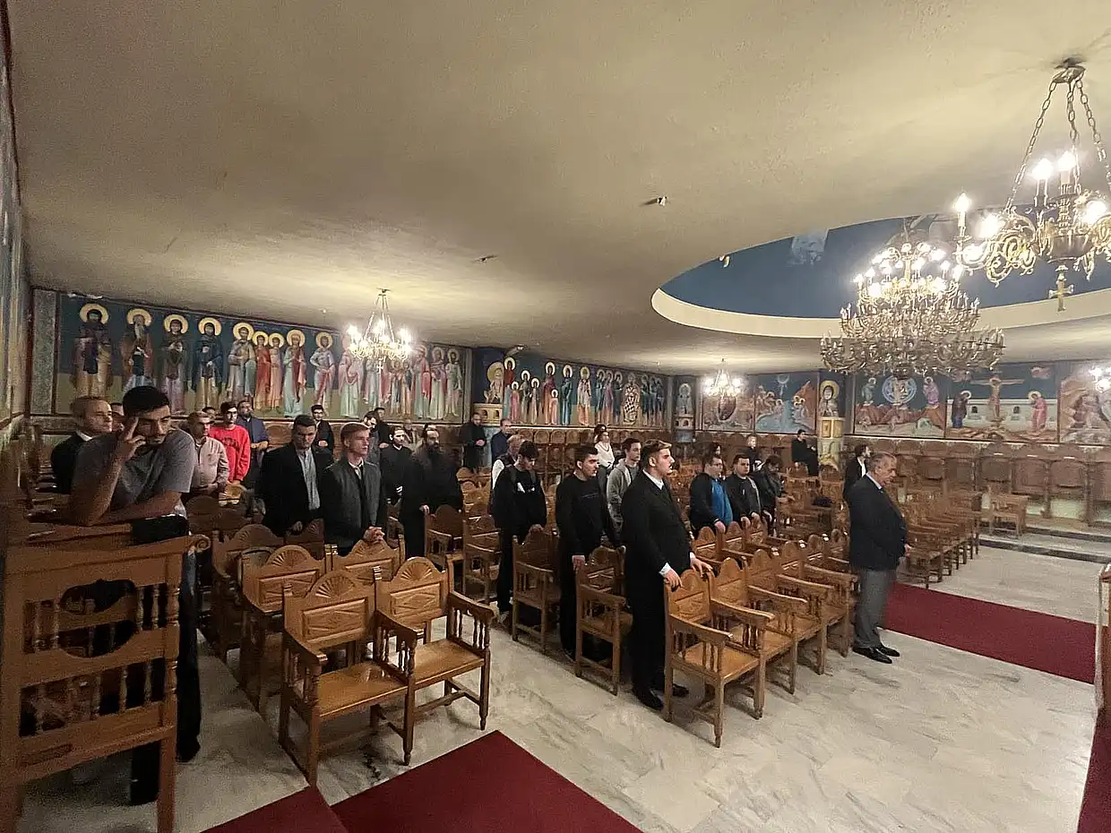 Θεία Λειτουργία από τον Μητροπολίτη Κίτρους κ. Γεώργιο στη Θεολογική Σχολή του Α.Π.Θ. Θεία Λειτουργία από τον Μητροπολίτη Κίτρους κ. Γεώργιο στη Θεολογική Σχολή του Α.Π.Θ.