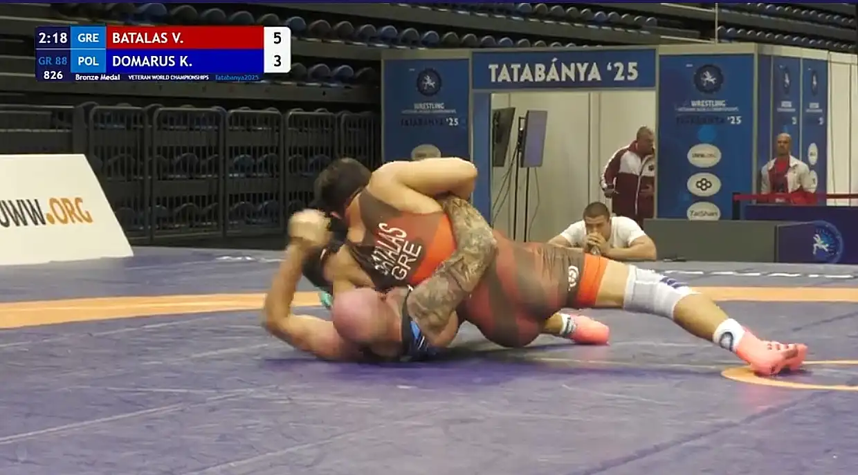 Χάλκινος παγκόσμιος πρωταθλητής ο Βασίλης Μπαταλας στην Ουγγαρία για το 2025 Χάλκινος παγκόσμιος πρωταθλητής ο Βασίλης Μπαταλας στην Ουγγαρία για το 2025