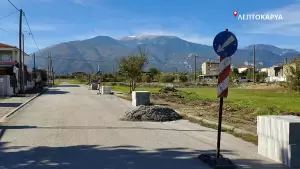 Δήμος Δίου Ολύμπου: Αλλάζουν όψη οι επεκτάσεις της Λεπτοκαρυάς και του Λιτοχώρου με κρασπεδώσεις και κατασκευή πεζοδρομίων