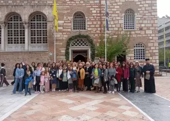 Εκπαιδευτική επίσκεψη του Τμήματος Βυζαντινής Αγιογραφίας της Ι.Μ. Κίτρους στη Θεσσαλονίκη